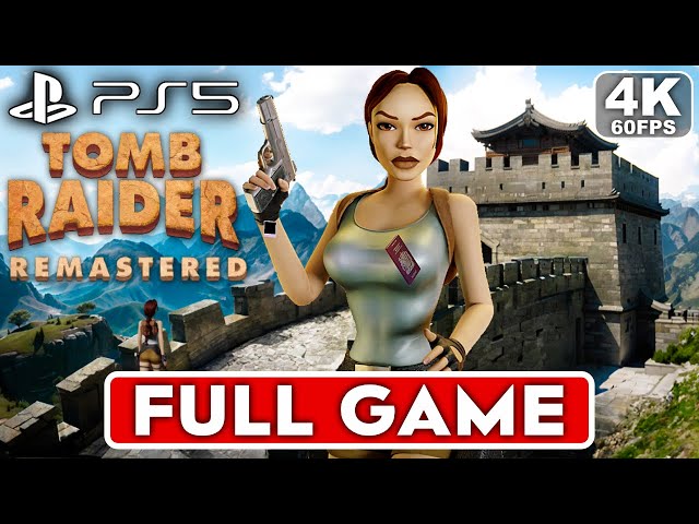 TOMB RAIDER 2 REMASTERED Gameplay Walkthrough FULL GAME [4K 60FPS PS5] - No Commentary