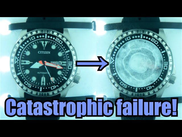 How Deep Can a Dive Watch REALLY Go? Deep Sea Chamber test!