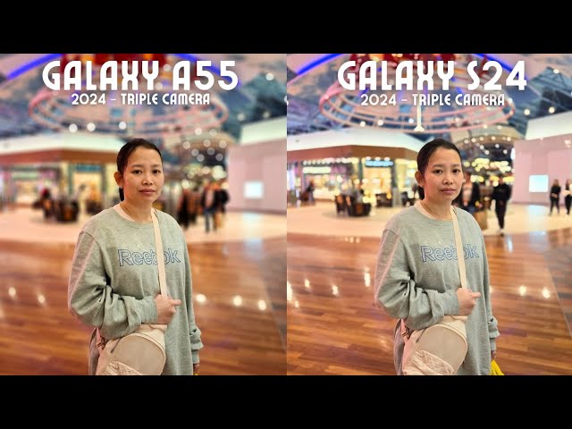 Galaxy A55 vs Galaxy S24 camera comparison! Samsung Midrange vs Flagship!