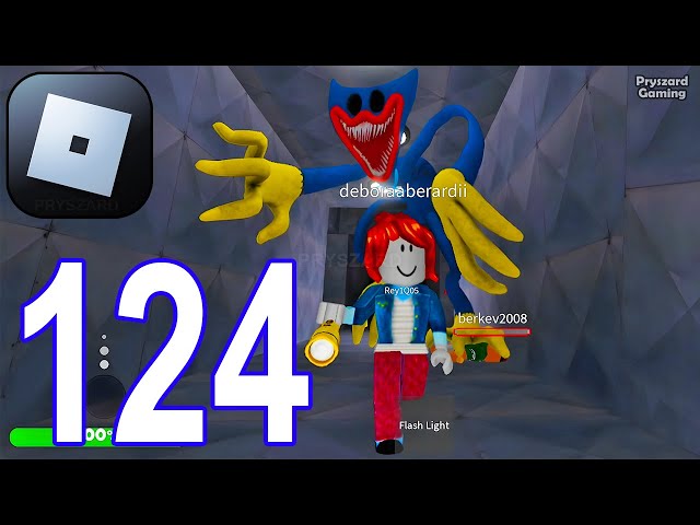 ROBLOX - Gameplay Walkthrough Part 124 Survive Nightmare Huggy Poppy Playtime,CatNap (iOS, Android)