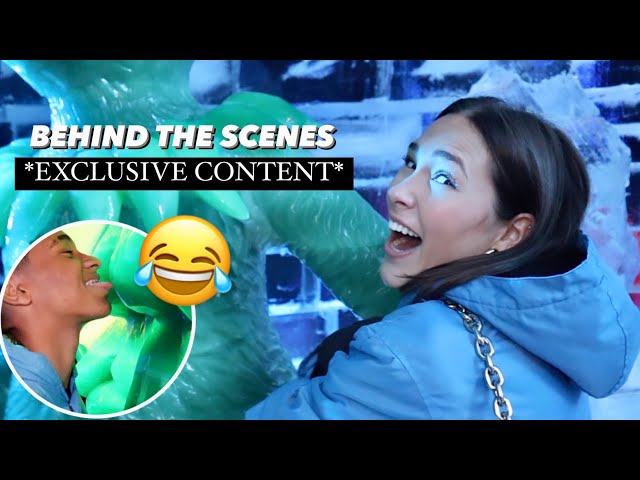 We Almost Got Kicked Out! *exclusive behind the scenes footage* Vlogmas Day 19 🧸🎁✨
