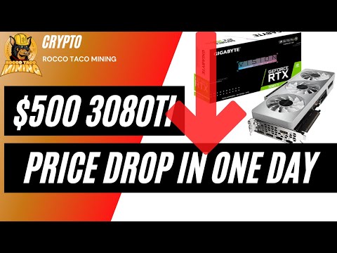 $500 Price Drop on NVIDIA 3080TI GPUs. And this is just the beginning.