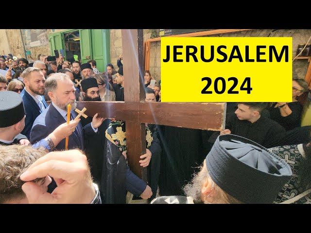 2024 Eastern Orthodox Good Friday procession in Jerusalem commemorates Jesus' sacrifice for humanity