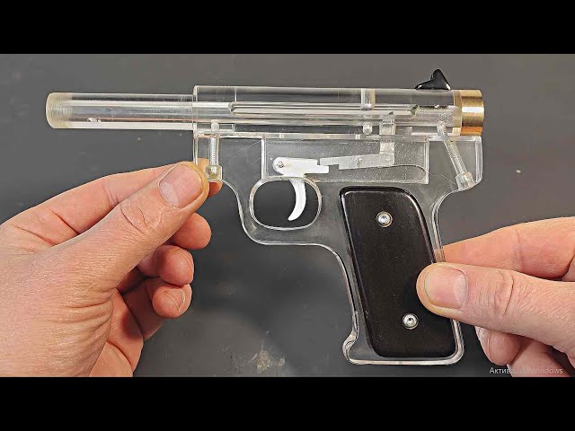 Secret of Making a Glass Crossbow Gun. DIY