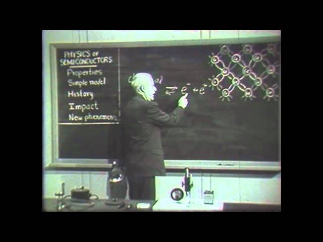 AT&T Archives: Dr. Walter Brattain on Semiconductor Physics (Bonus Edition)