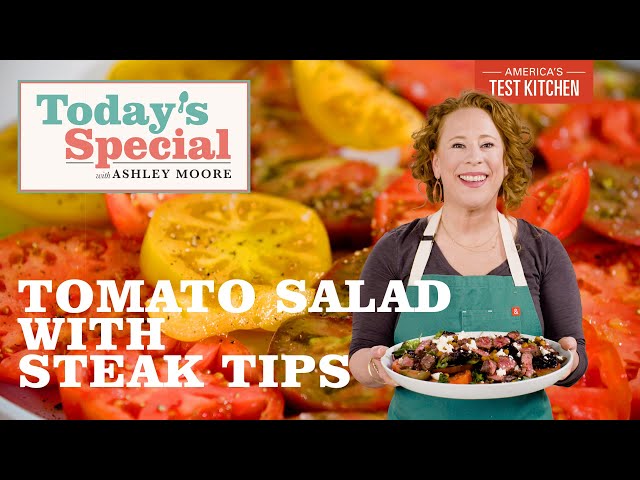 How To Make Tomato Salad with Steak Tips | Today's Special