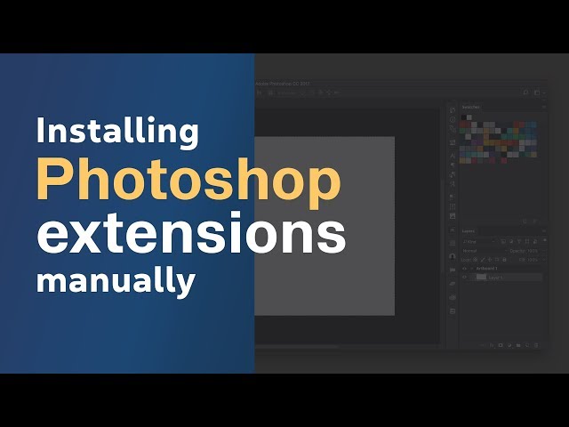 Installing Photoshop Extensions/ Plugins manually in MAC and Windows