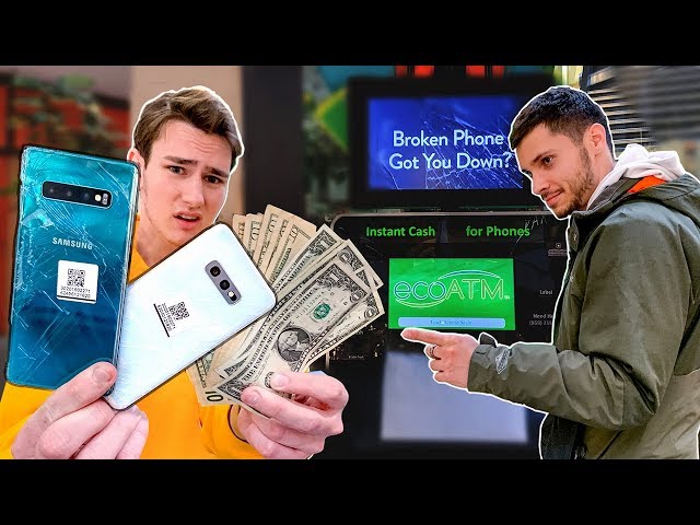 Selling a Galaxy S10 to the EcoATM Machine