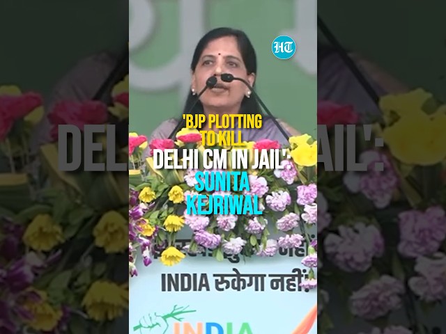 'BJP Plotting To Kill Delhi CM In Jail': Sunita Kejriwal