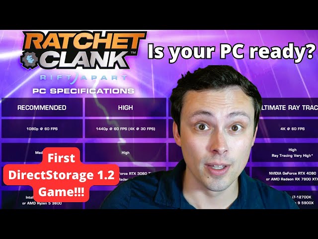 Ratchet & Clank: Rift Apart PC System Requirements Analysis