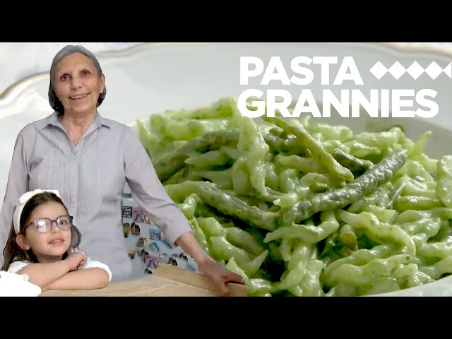 Are these the youngest expert trofie pasta makers around? | Pasta Grannies
