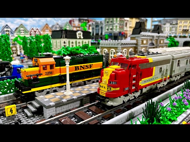 Seltene LEGO-Züge gekauft | Erste Fahrtests in der LEGO Stadt!