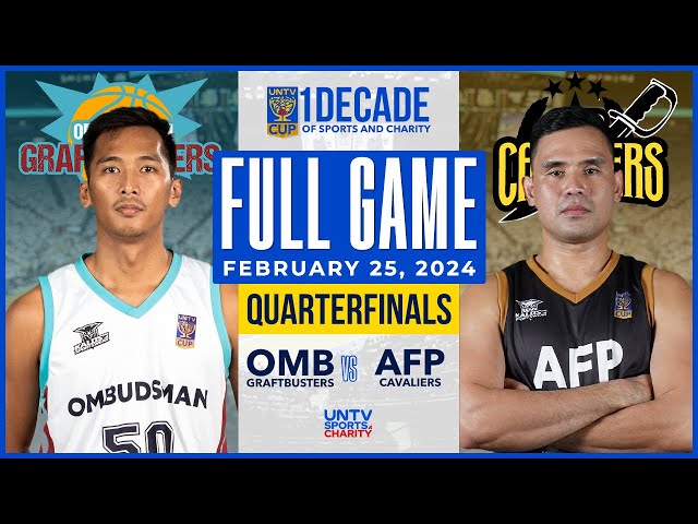 Ombudsman Graftbusters vs AFP Cavaliers FULL GAME – February 25, 2024 | UNTV Cup Season 10
