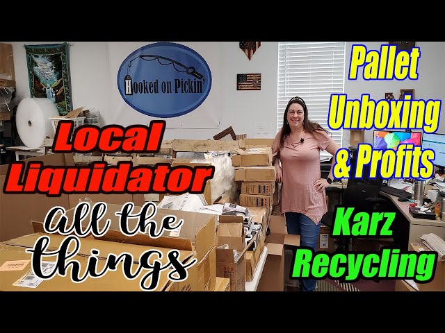 Profit numbers From a Pallet Unboxing Local Liquidators Karz Recycling - Online Reselling