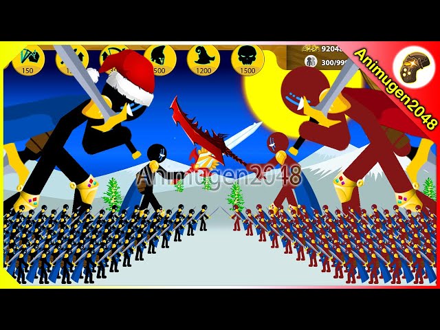 XIPHOS HERO vs XIPHOS BOSS x9999 Army | Stick War Legacy Mod | Animugen2048
