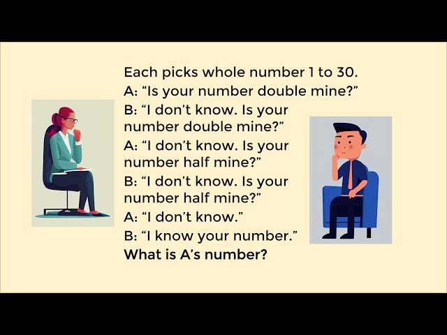 Can you crack these 2 logical puzzles?