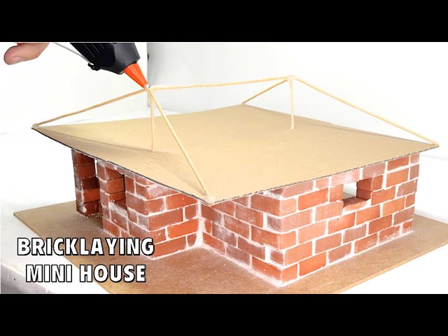 BRICKLAYING--MINI-HOUSE--FOUNDATION----MODEL--- CASA EN MAMPOSTERÍA | HOW TO BUILD A BRICK WALL