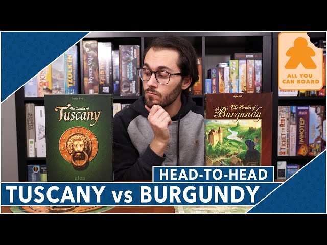 Castles of Tuscany vs Castles of Burgundy | Which Game is KING of the CASTLE(S)?