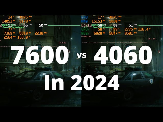 RX 7600 vs RTX 4060 in 2024- The Ultimate Comparison!!!