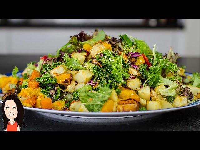 Baked Roast Vegetable Salad + Guest Chef + How to Use a Knife!