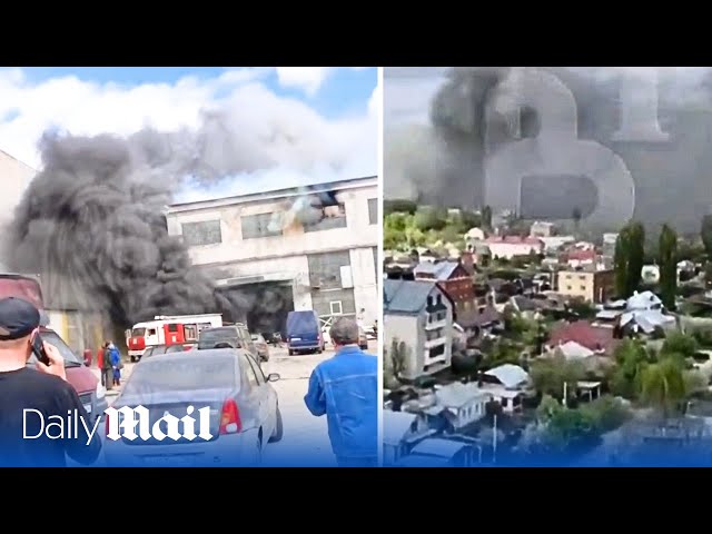Russian vehicle factory ‘Elmash’ burns down in 3 square kilometre fire in Voronezh