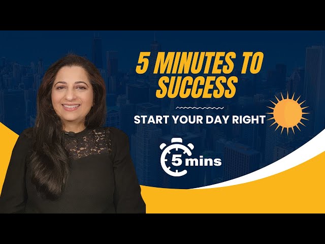 Do this daily for 5 minutes (for the best start to your day)