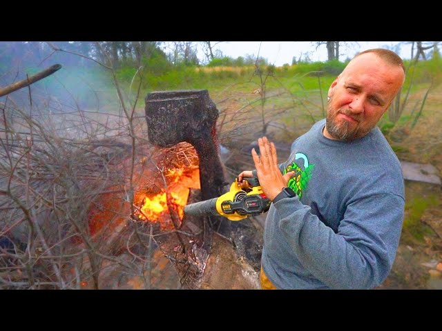 Stump Burning, Food Plots, and Pond Problems