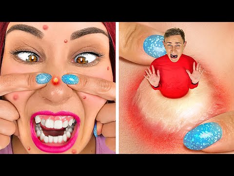IF OBJECTS WERE PEOPLE || Food and Makeup Are Alive! Crazy Relatable Situations by 123GO! FOOD