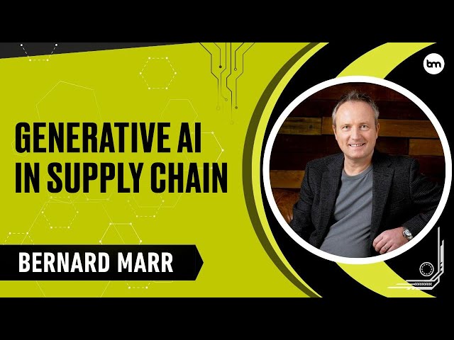 Generative AI in Supply Chain: A Gamechanger for Business