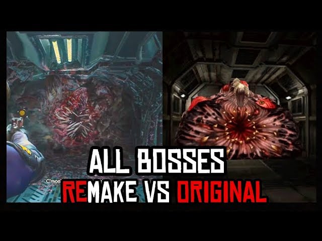 ALL BOSSES REMAKE vs ORIGINAL Side by Side Gameplay Comparison - Resident Evil 2 Remake
