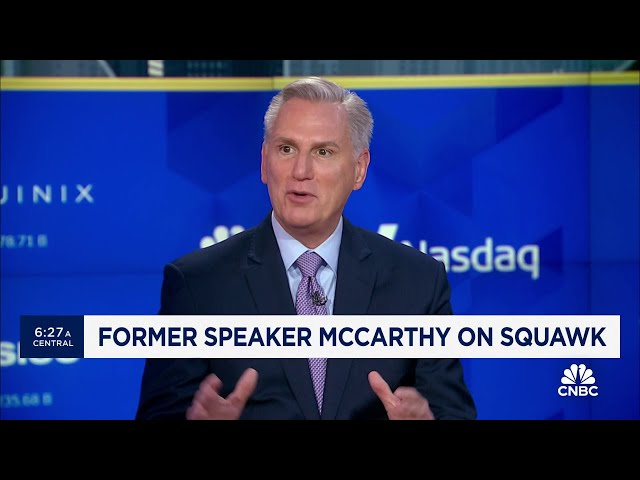 Former House Speaker Kevin McCarthy: It's easier for Republicans to win seats in the next Congress