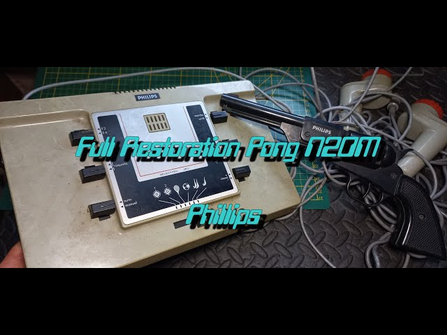 Restoring (for real) a Pong Philips N20M Console, Salut Les Rétros !