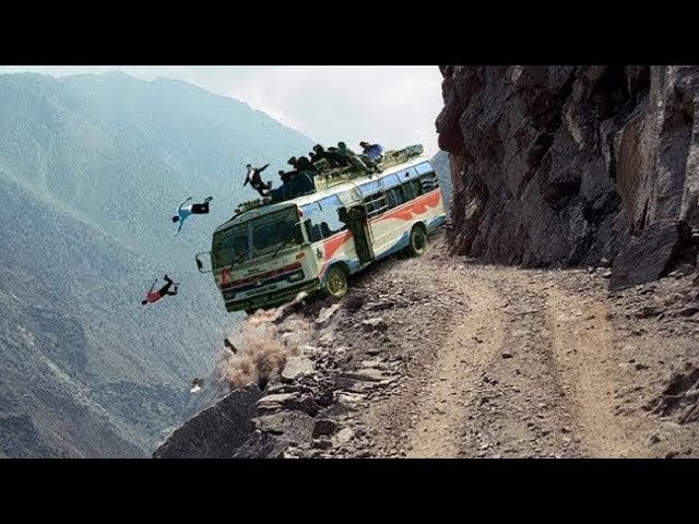 Most Dangerous mountain roads In The World, Heavy Equipment Truck Skill Driving 2019, Dangerous trip