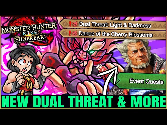 2 NEW BRUTAL EVENT QUESTS - New INSANE Dual Threat & Big Small Hunt - Monster Hunter Rise Sunbreak!
