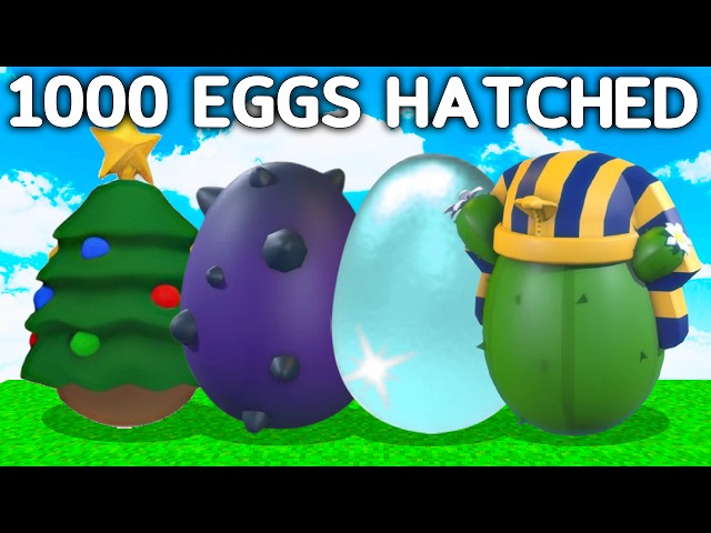 HATCHING 1000 EGGS IN ADOPT ME!