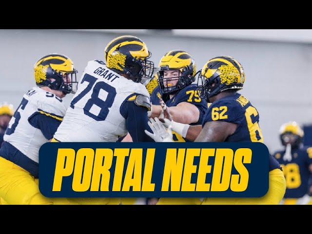 The Wolverine discusses Michigan football's needs in the NCAA transfer portal I #GoBlue