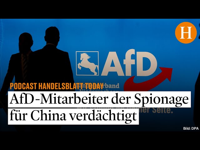 Weiterer China-Spion? Mitarbeiter von AfD-Politiker Krah festgenommen