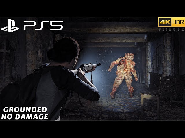 The Last of Us 2 Remastered PS5 Aggressive Gameplay - Finding Strings (GROUNDED /NO DAMAGE) 4K 60FPS