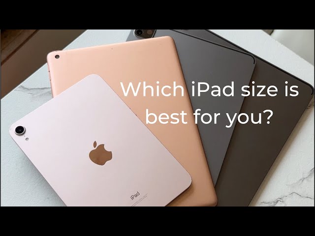 Too Many iPad Sizes? Let's make it simple | iPad size comparison