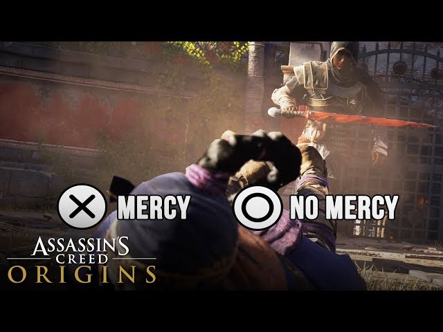 Assassin's Creed Origins - All Good & Bad Endings (Gladiator Endings) Mercy or No Mercy Choice