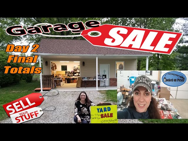 Garage sale final total - 2 days Selling Locally - Is it worth it? - Reselling