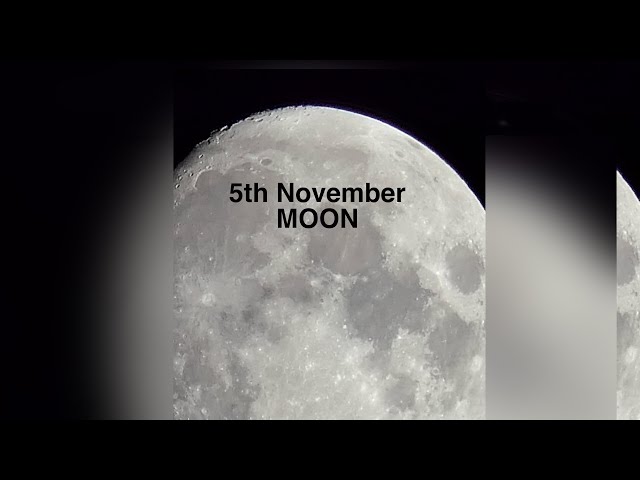 Tonight's Moon - 5th November 2022 #Shorts