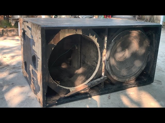Manual Restoration Of The Super Loud WeiRui ER Speaker // Full Restoration Of The Powerful Woofer