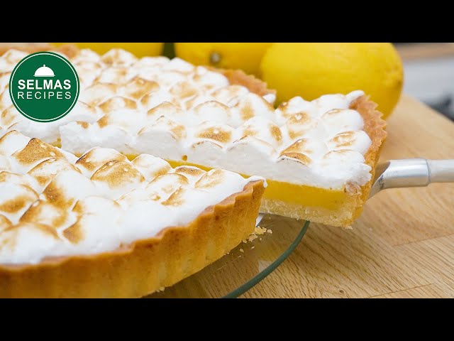 Lemon meringue pie | french recipe | Tart au citron meringuée