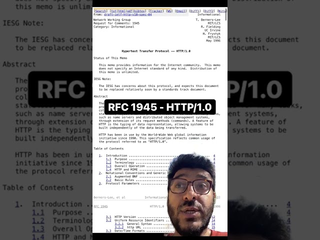 RFC 1945 - HTTP/1.0