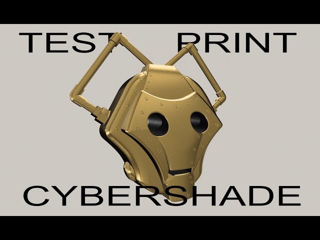 Bambu Lab P1S 3D Printing Timelapse #120  - Cybershade Mask Partial