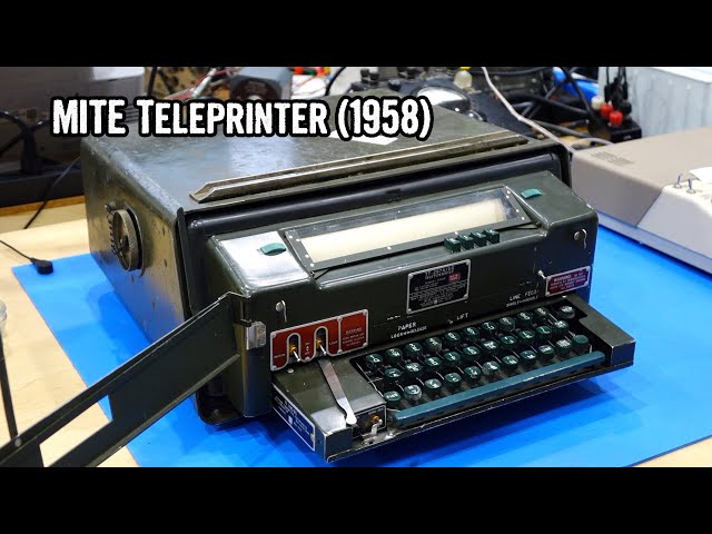 MITE Tactical Teleprinter - military digital communications from 1958