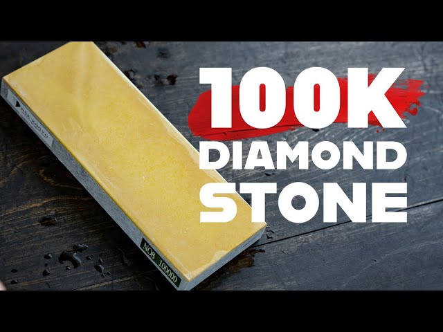 Will It Pass The Test? 100,000 Grit Diamond Sharpening Stone (Part 2) | 10万番のダイヤモンド砥石での包丁研ぎ part2