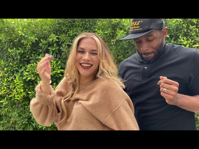 tWitch and Allison Holker dance to "Baby" by Brandy (35 Weeks Pregnant)