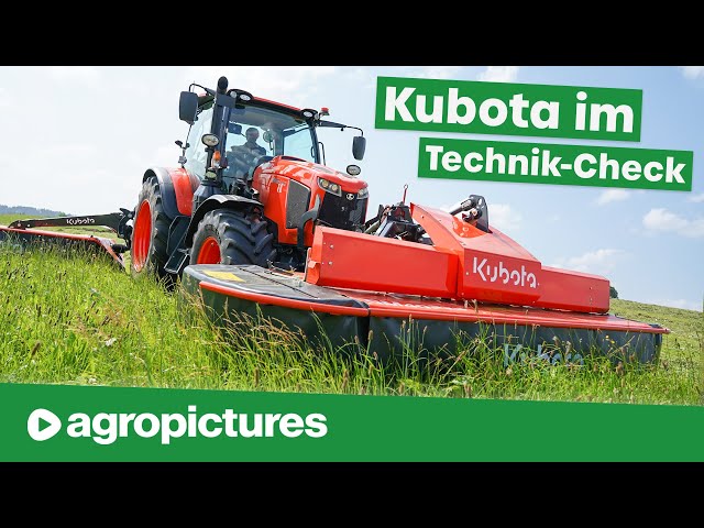 Kubota Traktoren im Grünland Einsatz | Kubota M4, M6 und M7 | Agropictures Technik Check